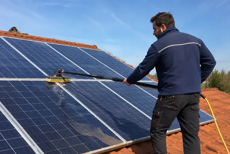 Nettoyage et entretien de panneaux solaires à Bagnols-sur-Cèze